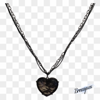 Black Necklace Png Clip Art Free - Black Chain Necklace Png Transparent Png