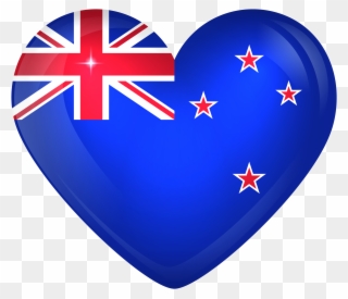 New Zealand Large Heart Flag Gallery Yopriceville High - New Zealand Flag Heart Clipart