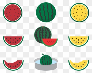 スイカ イラスト Ai Clipart Watermelon Clip Art - Melons Clipart - Png Download