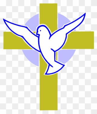 Marvellous Design Cross And Dove Images Tattoo Clipart - Cross And Dove Png Transparent Png