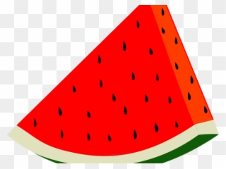 Watermelon Clipart Summer - Fatia De Melancia Em Png Transparent Png