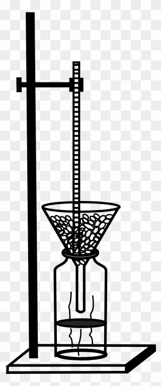 Retort Stand And Thermometer - Retort Stand With Thermometer Clipart
