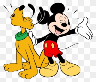 Mickey Mouse Clipart Sing - Mickey And Pluto Clipart - Png Download