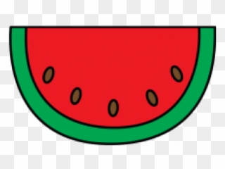 Drawn Watermelon Simple - Circle Clipart