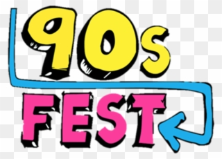 Jpg Royalty Free 90s Clipart Ninety - 90s Fest Logo - Png Download