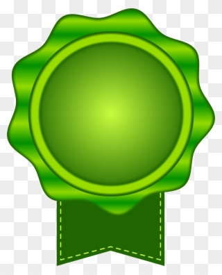 Big Image - Green Medal Png Clipart