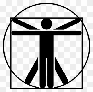 Vitruvian Man Icon Png Clipart