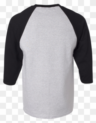 Baseball Shirt Clip Art Free 174431 - 3 Quarter Shirt Back Front - Png Download