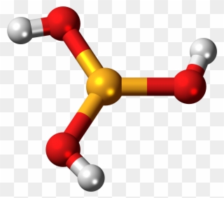 Gold Hydroxide Molecule Ball - Gold Molecule Clipart