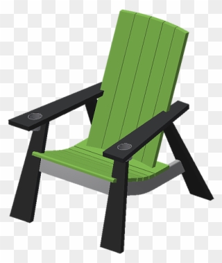 Double Colour Chairs - Outdoor Bench Clipart