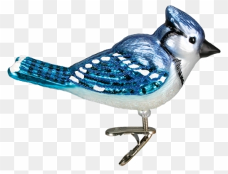 Bright Blue Jay Ornament Clip - Christmas Ornament - Png Download