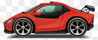 Clipart Free Download Sports Car Convertible Cartoon - Carro Png Transparent Png