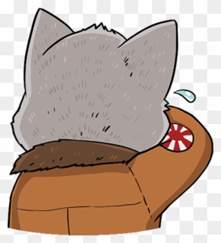 Kamikaze Cat Messages Sticker-6 Clipart