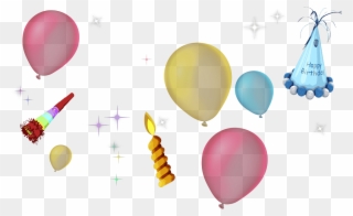 Feliz Cumpleanos Clip Art - Balloon - Png Download