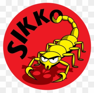 Sikko The Scorpion Stickers - Plain White T Shirts Clipart