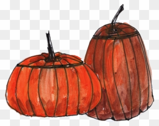 4 Pumpkin Drawing - Pumpkin Clipart