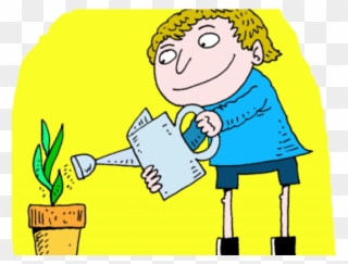Life Clipart Child Support - Give Water To Plants - Png Download