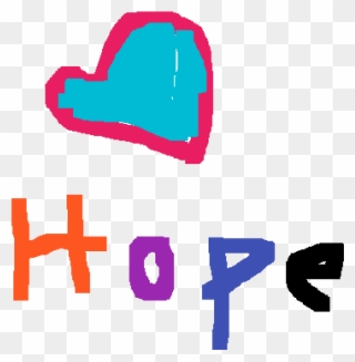 Hope Is My Life - Heart Clipart