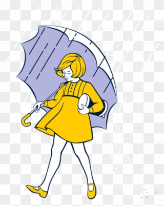Distributor Since Distribution Management - Umbrella Girl Morton Salt Clipart
