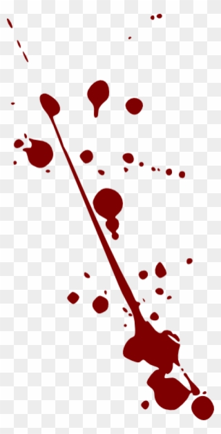 Blood Splatter Clipart Blood Splatter Clip Art At Clker - Blood Splatter Gif Transparent - Png Download