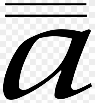 Open - Letter A Italics Clipart