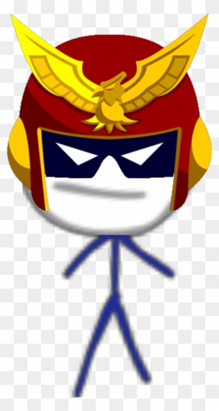 The Man Himself - Captain Falcon Helmet Clipart