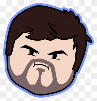 Updated Barry Grumphead, - Game Grumps Barry Head Clipart