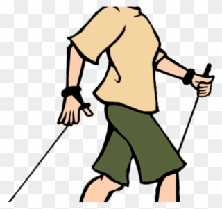 Hiking Clipart Woman Hiker - Png Download
