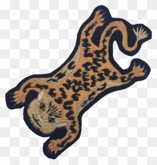 Leopard Embroidered Patch - Wild Cat Clipart