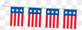 Patriotic Pennant Strings - Flag Of The United States Clipart