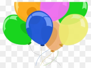 Party Balloons Clipart - Party Streamers Clip Art - Png Download