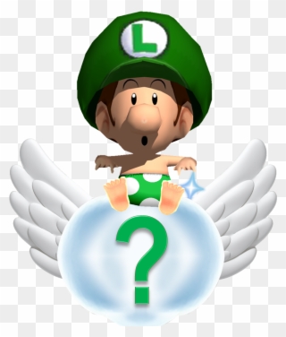 Baby Luigi In Splatoon - Mario Series Clipart
