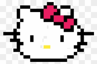 Hello Kitty - Hello Kitty Pixel Art Clipart