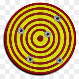 1921 X 1921 1 - Bullseye For Steel Targets Clipart