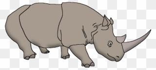 South-western Black Rhinoceros - Black Rhinoceros Clipart