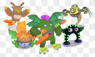 Rares On Air - My Singing Monsters All Monsters Clipart