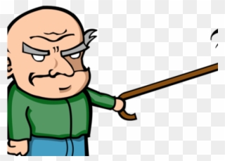 Angry Old Man Cartoon Clipart