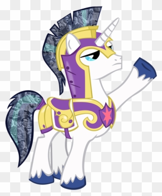 Hc With Transparent Background - Mlp Shining Armor Captain Clipart