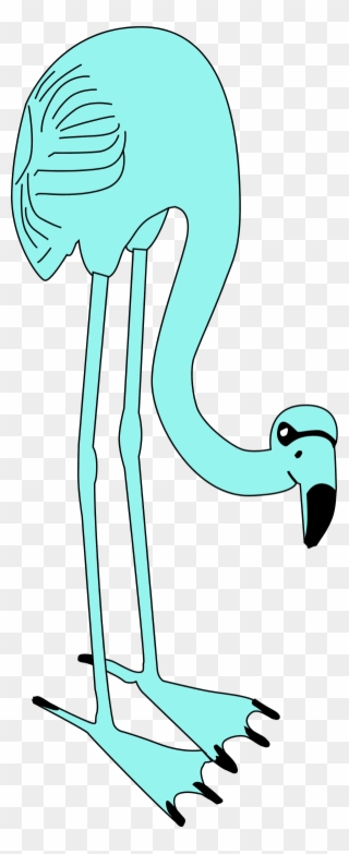 Flamingo Cartoon Vector Clipart - Flamino - Png Download