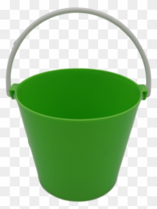 Bucket Transparent Green - Plastic Clipart
