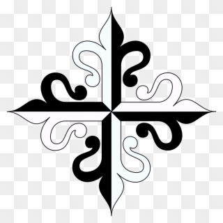 Cruz De La Orden Militia Jesu Christi - Cross Clipart
