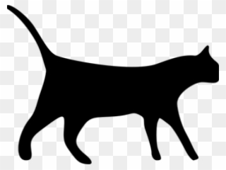 Black Cat Clipart Cat Stretch - Black Cat Clipart - Png Download