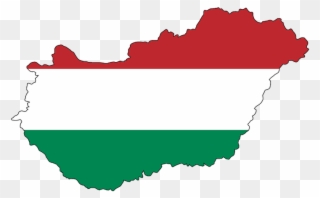 The State Of Art Therapy In Hungary - Hungary Flag And Map Clipart