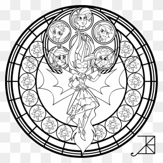 Drawn Ball Stained Glass - Printable Coloring Pages Nightmare Before Christmas Clipart