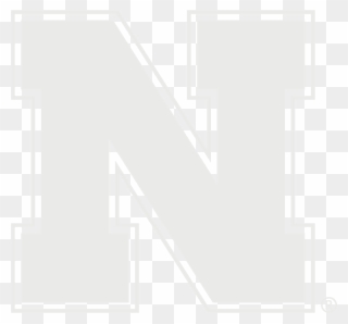 Nebraska White Logo Clipart