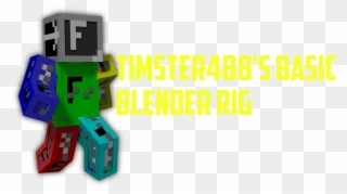 Basic Minecraft Character Rig For Blender [1 - Graphic Design Clipart