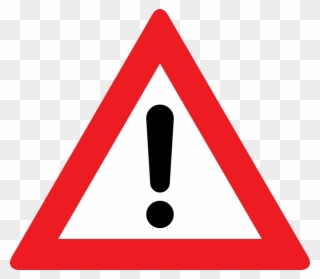 Warning Sign Clipart - Warning Sign Icon Png Transparent Png