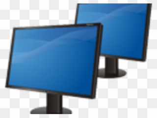 Pc Clipart Client Pc - Multiple Monitor Icon - Png Download