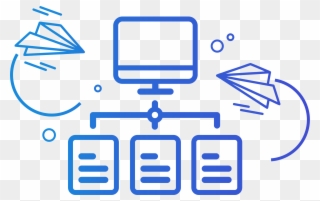 Data Scraping - Data Center To Cloud Migration Icon Clipart