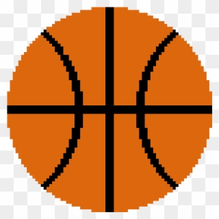Basketball - Basketball Pixel Art Clipart